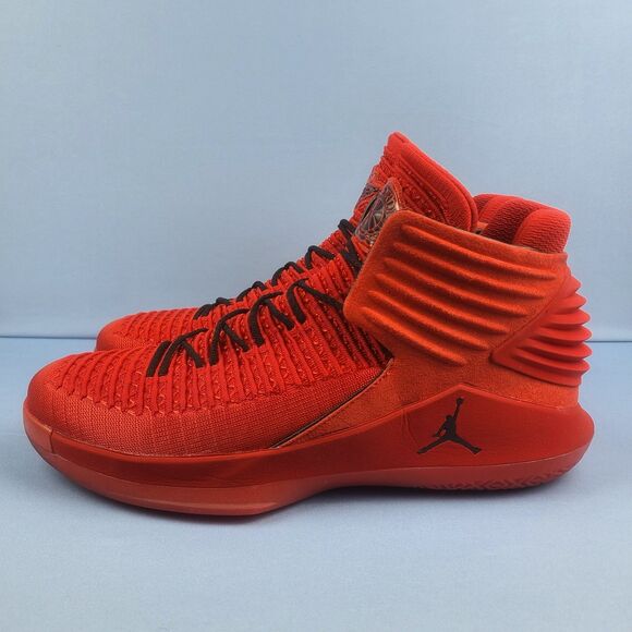 Nike Air Jordan 32 XXXII Mens Size 14 Rosso Corsa Flyknit Red Black AA1253-601
